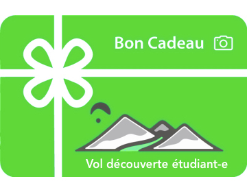 Vol biplace découverte étudiant-e avec photo